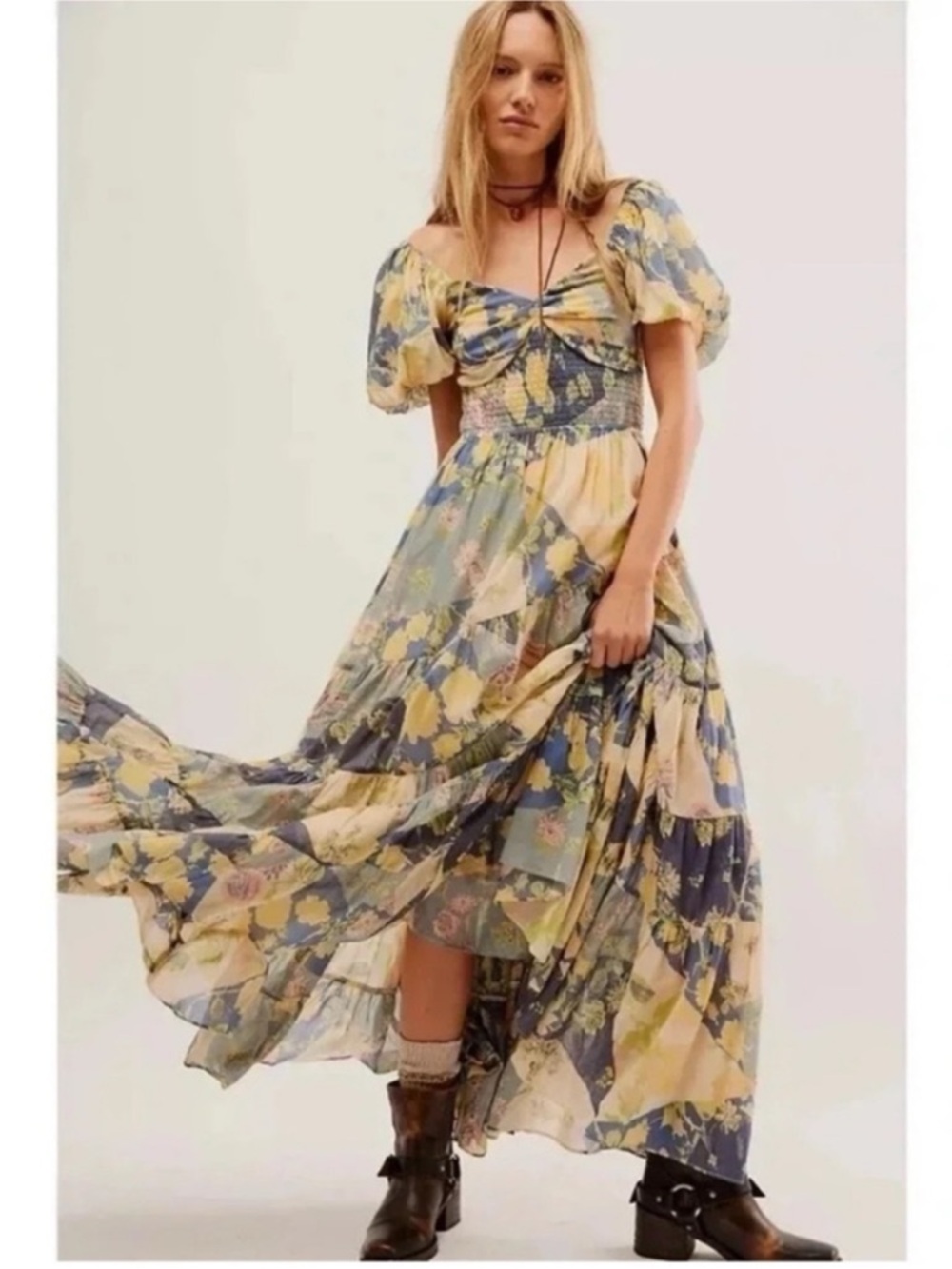 Free People Sun-drenched Maxi Dress